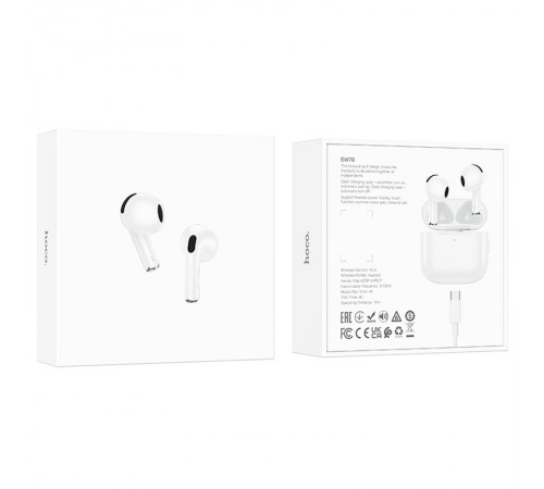 Бездротові TWS навушники Hoco EW78 White