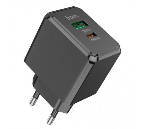 МЗП Hoco CS14A PD20W+QC3.0 (1USB-A/1C) Black МЗП Hoco CS14A PD20W+QC3.0 (1USB-A/1C) Black
