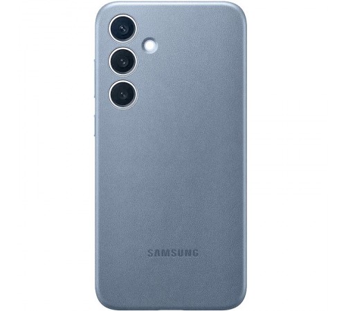 Шкіряний чохол Leather Case (AAA) для Samsung Galaxy S24 Lavender gray