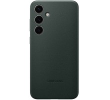 Шкіряний чохол Leather Case (AAA) для Samsung Galaxy S24 Pine green