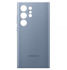 Шкіряний чохол Leather Case (AAA) для Samsung Galaxy S24 Ultra Lavender gray