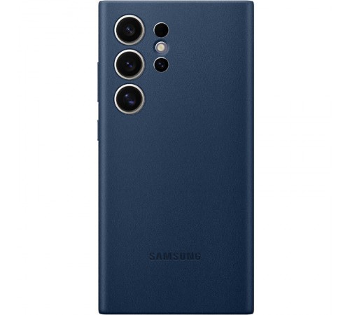 Шкіряний чохол Leather Case (AAA) для Samsung Galaxy S24 Ultra Navy Blue Шкіряний чохол Leather Case (AAA) для Samsung Galaxy S24 Ultra Navy Blue
