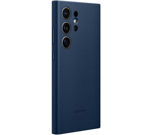 Шкіряний чохол Leather Case (AAA) для Samsung Galaxy S24 Ultra Navy Blue Шкіряний чохол Leather Case (AAA) для Samsung Galaxy S24 Ultra Navy Blue