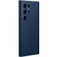 Шкіряний чохол Leather Case (AAA) для Samsung Galaxy S24 Ultra Navy Blue