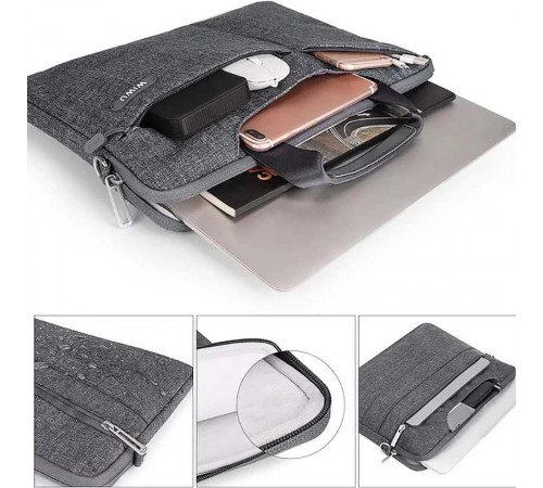 Сумка для ноутбуку WIWU City Commuter Bag 15.6" Grey