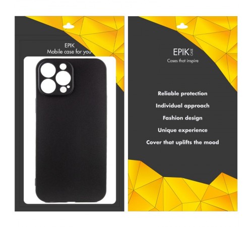 Чохол TPU Epik Black Full Camera для Apple iPhone 16 Pro Max (6.9") Чорний