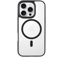 TPU+PC чохол Blueo Skin Friendly Frosted with MagSafe для Apple iPhone 16 Pro (6.3") Чорний