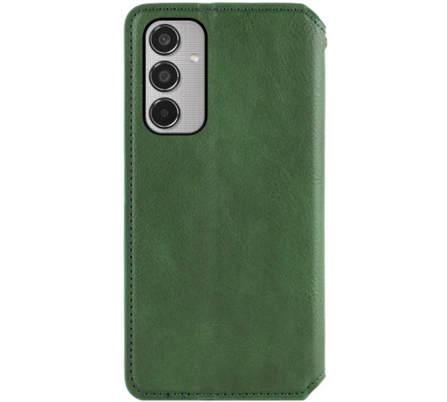 Шкіряний чохол книжка GETMAN Cubic (PU) для Samsung Galaxy M35 5G Зелений Шкіряний чохол книжка GETMAN Cubic (PU) для Samsung Galaxy M35 5G Зелений