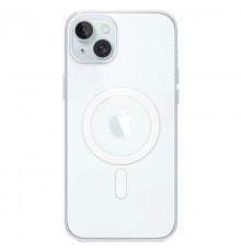 Чохол TPU Clear Case with MagSafe для Apple iPhone 15 (6.1") Clear