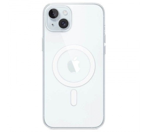 Чохол TPU Clear Case with MagSafe для Apple iPhone 15 (6.1") Clear