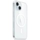 Чохол TPU Clear Case with MagSafe для Apple iPhone 15 (6.1") Clear