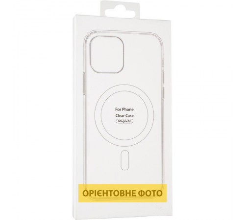 Чохол TPU Clear Case with MagSafe для Apple iPhone 16 (6.1") Clear