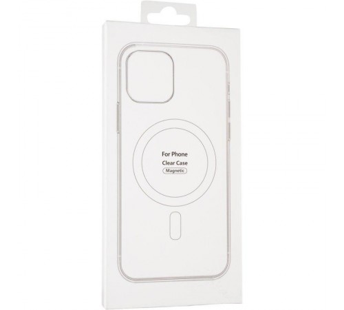 Чохол TPU Clear Case with MagSafe для Apple iPhone 16 Pro (6.3") Clear