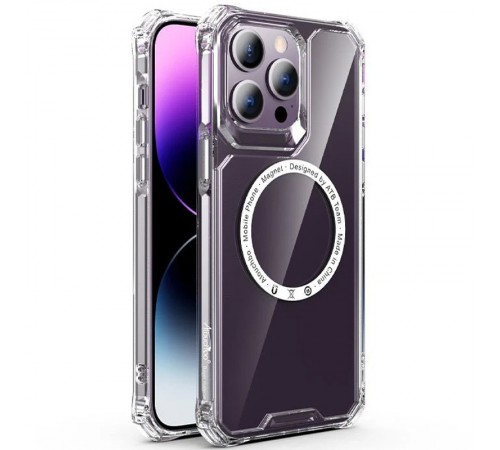 Чохол TPU Gorilla with MagSafe для Apple iPhone 15 Pro (6.1") Clear Чохол TPU Gorilla with MagSafe для Apple iPhone 15 Pro (6.1") Clear