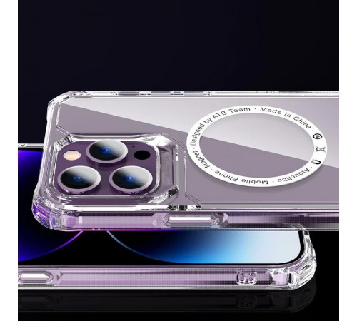 Чохол TPU Gorilla with MagSafe для Apple iPhone 15 Pro (6.1") Clear Чохол TPU Gorilla with MagSafe для Apple iPhone 15 Pro (6.1") Clear