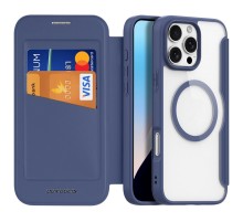 Чохол-книжка Dux Ducis Skin X Pro with MagSafe для Apple iPhone 16 Pro Max (6.9") Blue