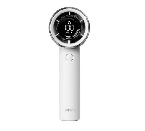 Портативний вентилятор з дисплеєм WIWU WI-FS010 White Портативний вентилятор з дисплеєм WIWU WI-FS010 White