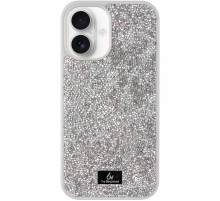 TPU чохол Bling World Rock Diamond для Apple iPhone 16 (6.1") Срібний