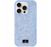TPU чохол Bling World Rock Diamond для Apple iPhone 16 Pro (6.3") Блакитний