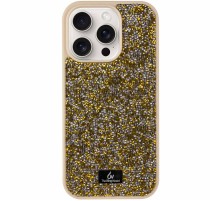 TPU чохол Bling World Rock Diamond для Apple iPhone 16 Pro Max (6.9") Золотий