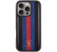 Шкіряний чохол Polo Santa Barbara Barton для Apple iPhone 16 Pro Max (6.9") Black / Navy
