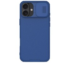 Карбонова накладка Nillkin CamShield Pro для Apple iPhone 16 (6.1") Blue