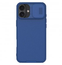 Карбонова накладка Nillkin CamShield Pro для Apple iPhone 16 (6.1") Blue