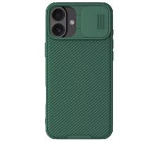 Карбонова накладка Nillkin CamShield Pro для Apple iPhone 16 (6.1") Deep Green