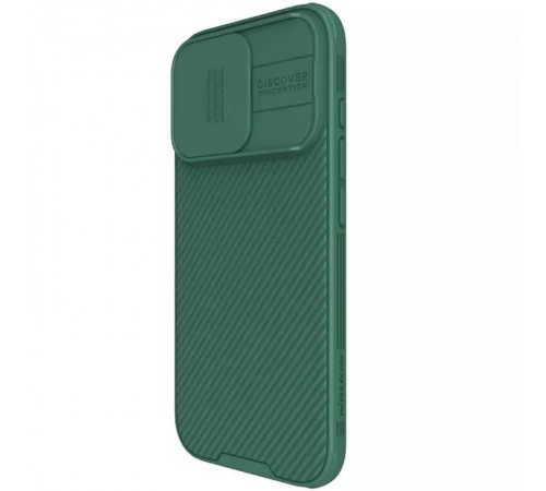 Карбонова накладка Nillkin CamShield Pro для Apple iPhone 16 Pro Max (6.9") Deep Green