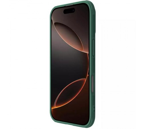 Карбонова накладка Nillkin CamShield Pro для Apple iPhone 16 Pro Max (6.9") Deep Green