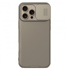 Карбонова накладка Nillkin CamShield Pro для Apple iPhone 16 Pro Max (6.9") Gold