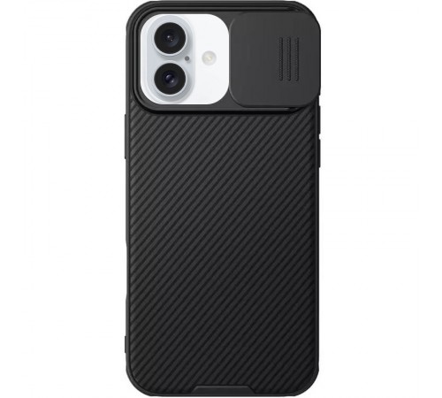 Карбонова накладка Nillkin CamShield Pro Magnetic для Apple iPhone 16 (6.1") Black Карбонова накладка Nillkin CamShield Pro Magnetic для Apple iPhone 16 (6.1") Black