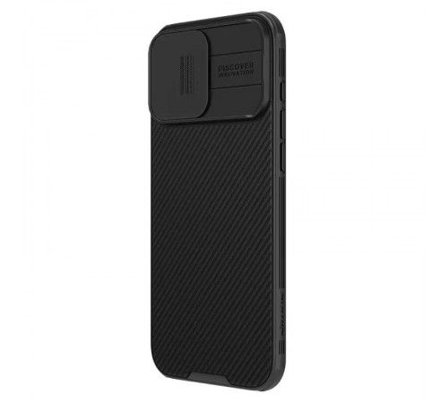 Карбонова накладка Nillkin CamShield Pro Magnetic для Apple iPhone 16 Pro Max (6.9") Black Карбонова накладка Nillkin CamShield Pro Magnetic для Apple iPhone 16 Pro Max (6.9") Black