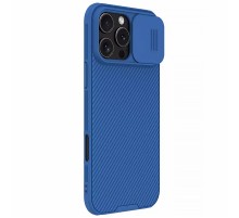 Карбонова накладка Nillkin CamShield Pro Magnetic для Apple iPhone 16 Pro Max (6.9") Blue