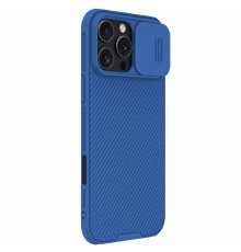 Карбонова накладка Nillkin CamShield Pro Magnetic для Apple iPhone 16 Pro Max (6.9") Blue