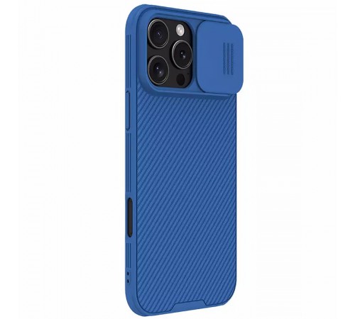 Карбонова накладка Nillkin CamShield Pro Magnetic для Apple iPhone 16 Pro Max (6.9") Blue