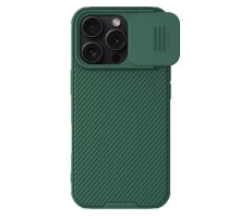 Карбонова накладка Nillkin CamShield Pro Magnetic для Apple iPhone 16 Pro Max (6.9") Deep Green