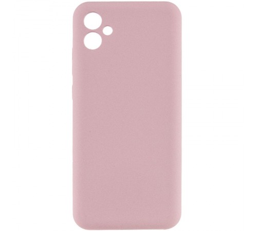 Чохол Silicone Cover Lakshmi Full Camera (AA) для Samsung Galaxy A06 Рожевий / Pink Sand