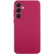 Чохол Silicone Cover Lakshmi Full Camera (AA) для Samsung Galaxy S24 FE Бордовий / Marsala