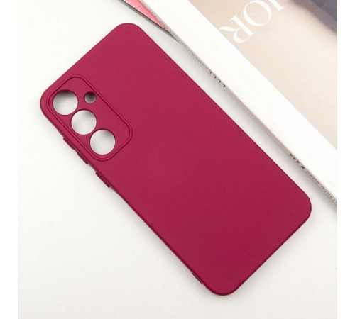 Чохол Silicone Cover Lakshmi Full Camera (AA) для Samsung Galaxy S24 FE Бордовий / Marsala Чохол Silicone Cover Lakshmi Full Camera (AA) для Samsung Galaxy S24 FE Бордовий / Marsala