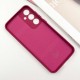 Чохол Silicone Cover Lakshmi Full Camera (AA) для Samsung Galaxy S24 FE Бордовий / Marsala