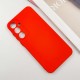 Чохол Silicone Cover Lakshmi Full Camera (AA) для Samsung Galaxy S24 FE Червоний / Red