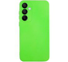 Чохол Silicone Cover Lakshmi Full Camera (AA) для Samsung Galaxy S24 FE Салатовий / Neon green