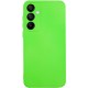Чохол Silicone Cover Lakshmi Full Camera (AA) для Samsung Galaxy S24 FE Салатовий / Neon green