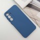 Чохол Silicone Cover Lakshmi Full Camera (AA) для Samsung Galaxy S24 FE Синій / Navy blue