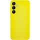 Чохол Silicone Cover Lakshmi Full Camera (AA) для Samsung Galaxy S24 FE Жовтий / Flash