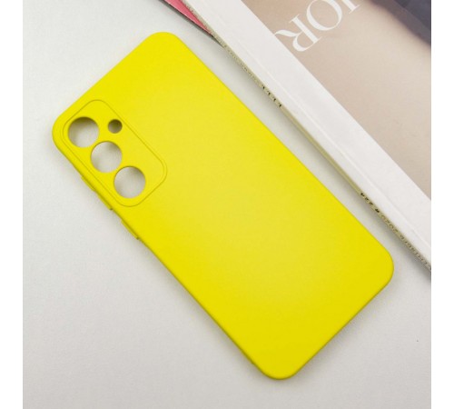 Чохол Silicone Cover Lakshmi Full Camera (AA) для Samsung Galaxy S24 FE Жовтий / Flash Чохол Silicone Cover Lakshmi Full Camera (AA) для Samsung Galaxy S24 FE Жовтий / Flash
