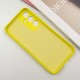 Чохол Silicone Cover Lakshmi Full Camera (AA) для Samsung Galaxy S24 FE Жовтий / Flash