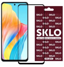 Захисне скло SKLO 3D для Oppo Reno 12 FS / 12 F 4G/5G Чорний