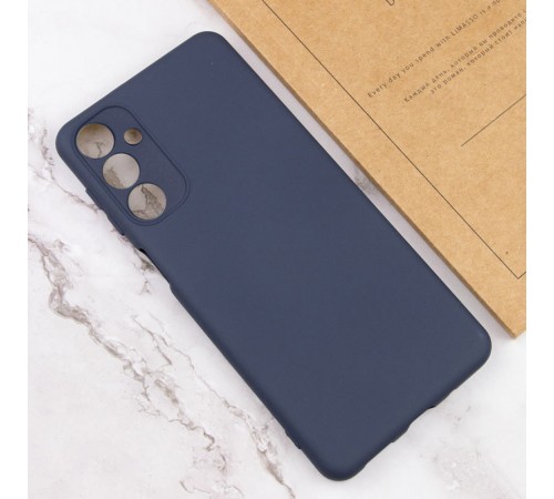 Чохол TPU GETMAN Liquid Silk Full Camera для Samsung Galaxy A05s Синій / Midnight Blue Чохол TPU GETMAN Liquid Silk Full Camera для Samsung Galaxy A05s Синій / Midnight Blue